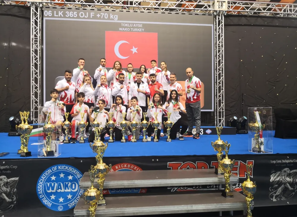 Türkiye KİCK BOKS  Top Ten  Euro Cup’ta Yine Tarih Yazdı