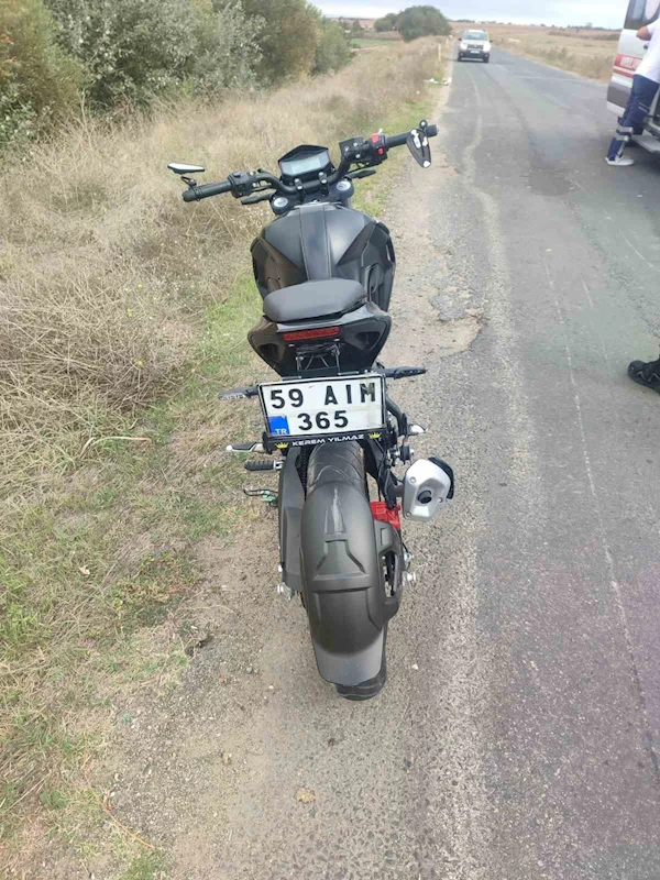 Tekirdağ’da hakimiyeti kaybeden sürücü ağır yaralandı
