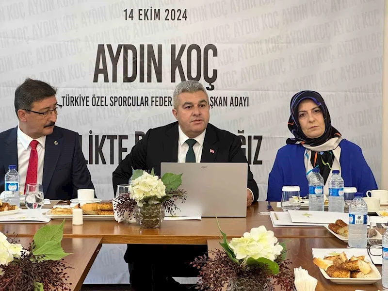 Aydın Koç, TÖSSFED başkanlığına adaylığını açıkladı
