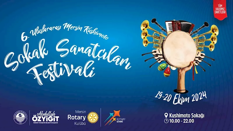 Mersin ’Kushimoto Sokak Sanatçıları Festivali’ ile renklenecek
