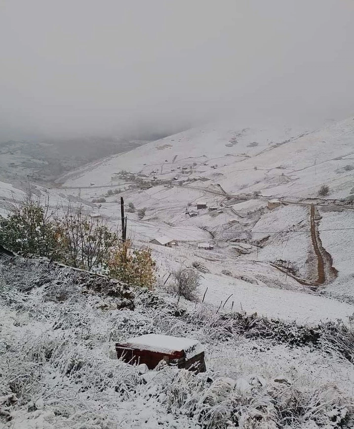 Giresun’un yüksek kesimlerinde kar yağışı etkisini gösterdi
