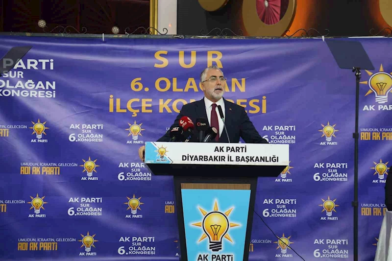 Bakan Işıkhan: “Bu şehrin; terörle, kaosla anıldığı günlere geri dönmesine asla izin vermeyeceğiz”
