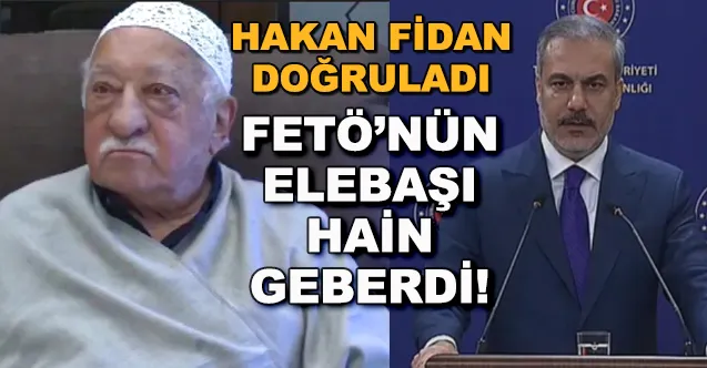 Bakan Fidan: 