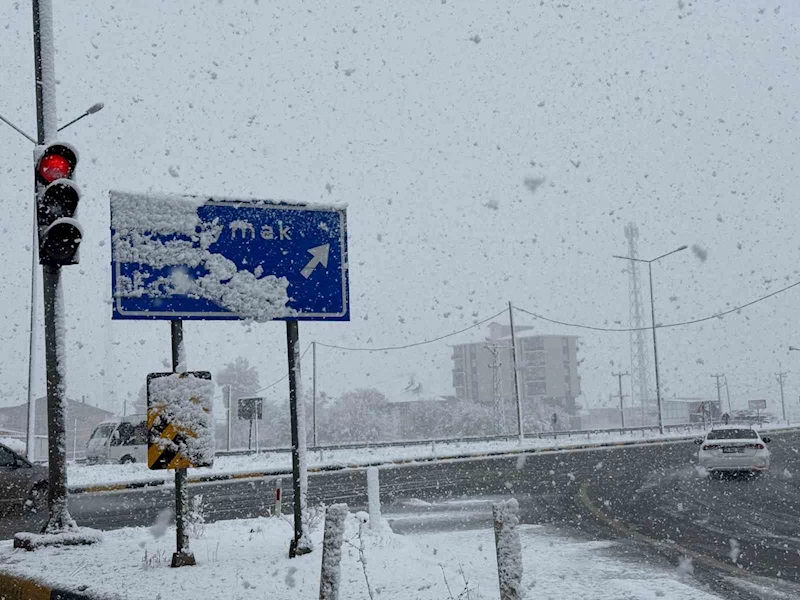 Bitlis’e mevsimin ilk karı yağdı
