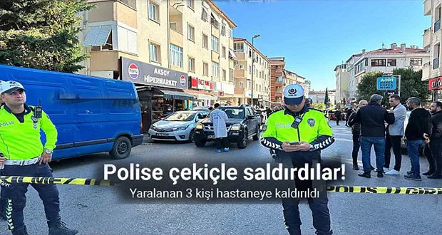 Üsküdar’da Polise Çekiçle Saldırdılar