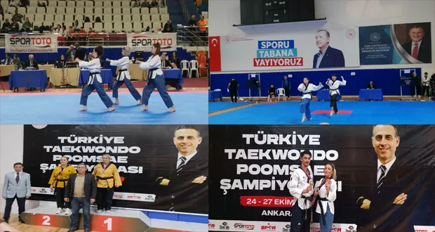 TAEKWONDO Poomsea Şampiyonası Tamamlandı