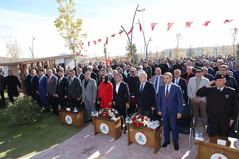 Kahveci dağı konaklamalı orman parkı muhteşem bir törenle açıldı
