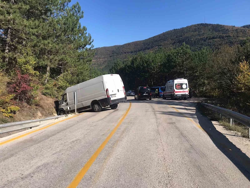 Karabük’te trafik kazası : 1 yaralı
