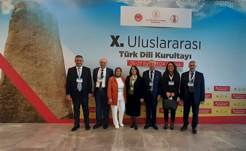 Atatürk Üniversitesi X. Uluslararası Türk Dili Kurultayı’na katılım
