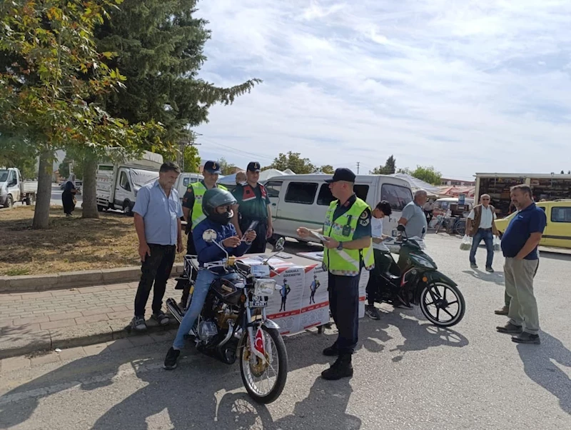 Denizli jandarması ‘Kaskımla Kaskoluyum’ projesi başlattı
