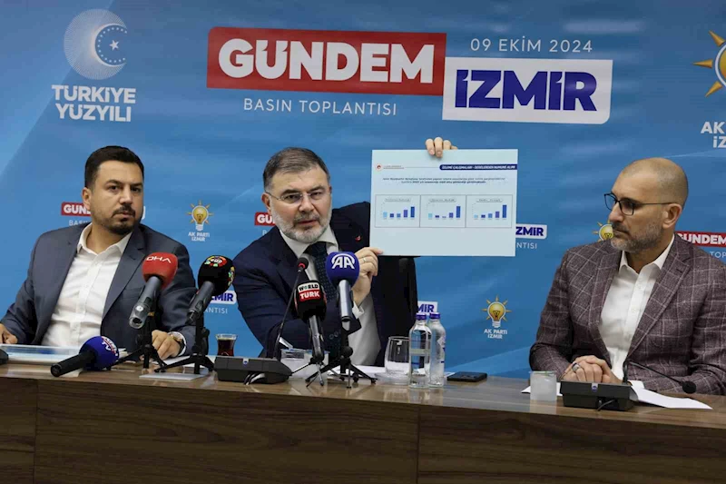 AK Parti İzmir İl Başkanı Saygılı: “Başarısız yönetim İzmir Körfezi’ni adeta bir zehir çukuruna çevirdi