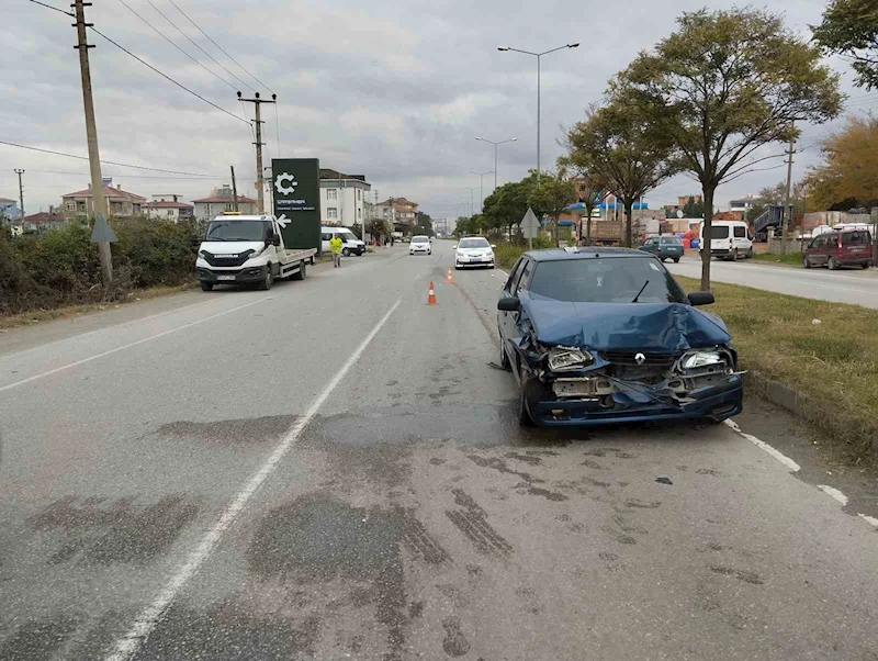 Samsun’da trafik kazası: 1 yaralı
