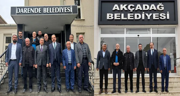 MESOB Başkanı Şevket Keskin’den Akçadağ ve Darende Ziyareti