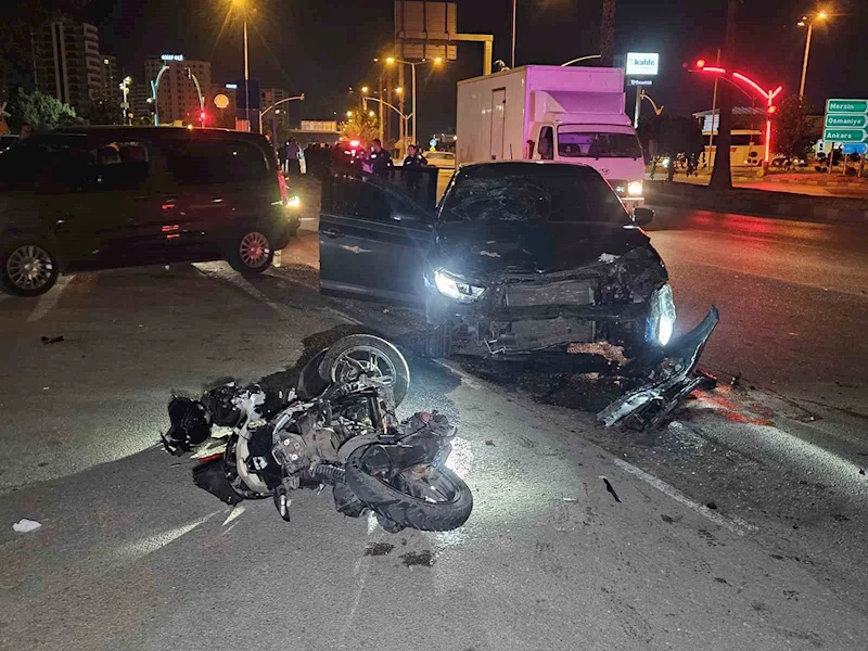 Adana’da otomobil ile motosiklet çarpıştı: 1 ölü
