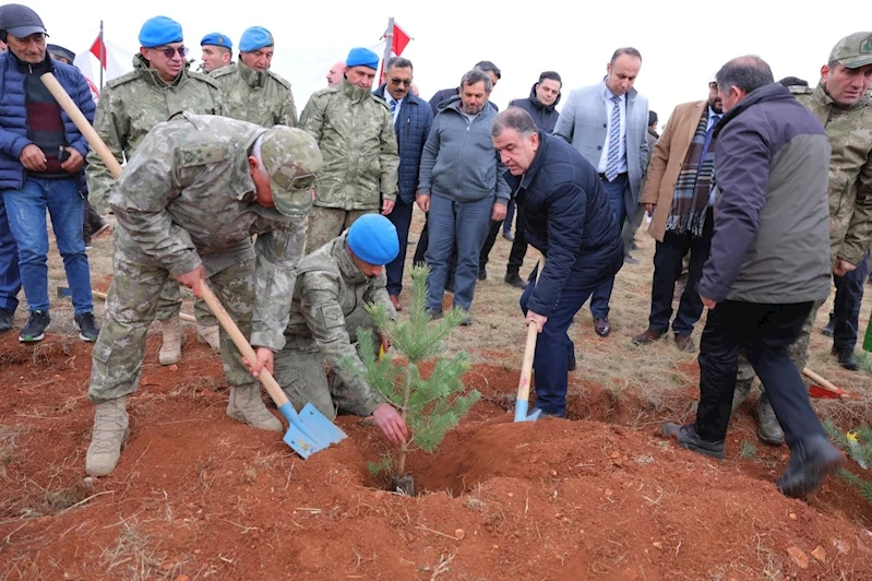 Geleceğe nefes için fidan dikildi
