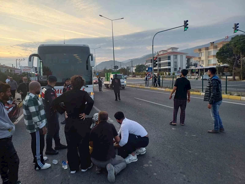 Balıkesir’de yolcu otobüsü genç kıza çarptı: 1 yaralı
