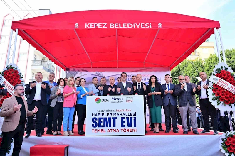 Kepez’e 38 projenin ikincisinin de temeli atıldı
