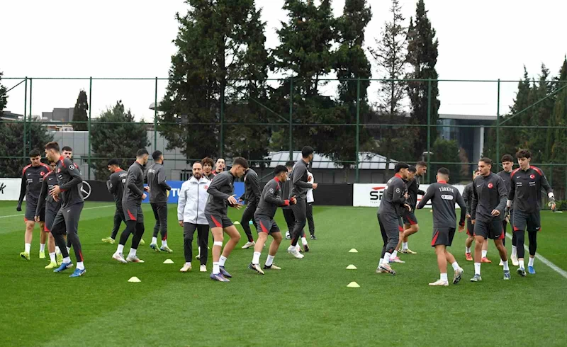 Ümit Milli Futbol Takımı, Sırbistan maçı hazırlıklarını tamamladı
