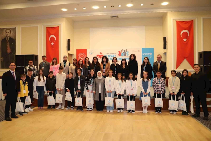 Egeli çocuklar, 25. Ulusal Çocuk Forumu için İzmir’de buluştu
