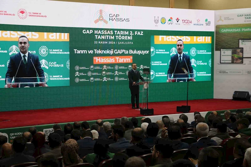 Bakan Yumaklı ve Bakan Kacır Şanlıurfa’da GAP Hassas Tarım 2. Faz Tanıtım Töreni’ne katıldı
