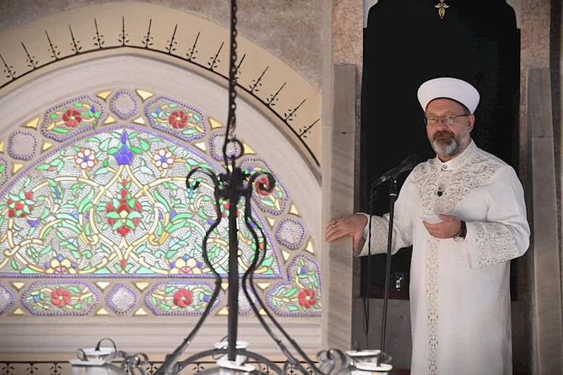 Diyanet İşleri Başkanı Ali Erbaş: 