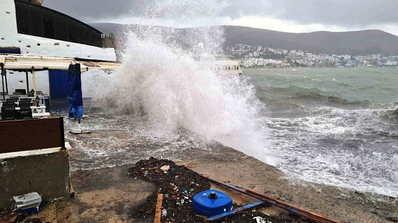 Bodrum-Kaş arası denizlerde fırtına uyarısı
