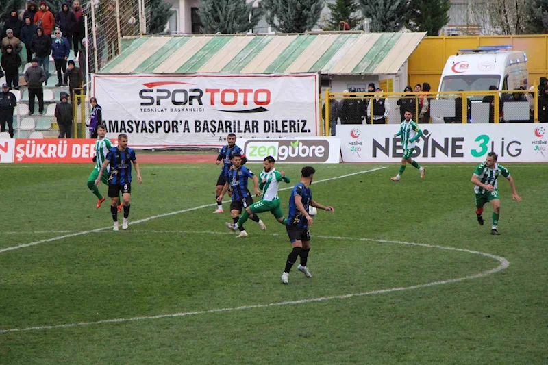 Nesine 3. Lig: Amasyaspor: 1 - Fatsa Belediyespor: 1
