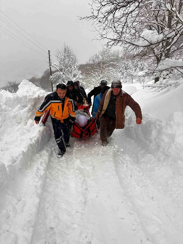 Karda KOAH hastasına böyle ulaşıldı
