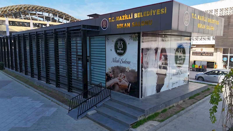 Nazilli Belediyesi yeni Nikah Salonu hizmete açıldı
