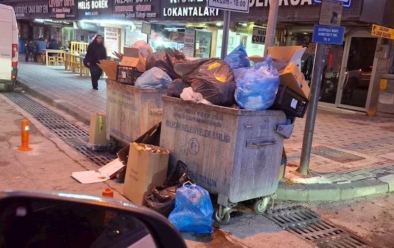 Bilecik’te çöp krizi yeniden başladı
