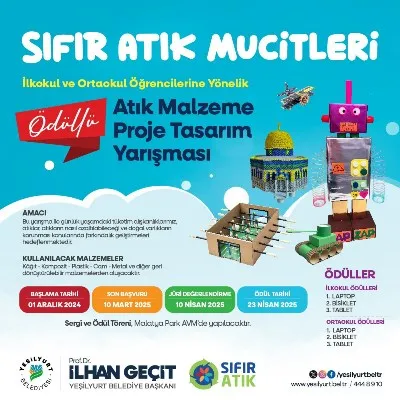 ‘Sıfır Atık Mucitleri’ Farklı Projeleriyle Çevreye Değer Katacak