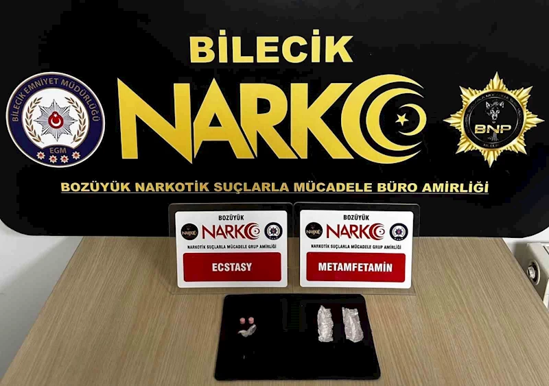 Bilecik’te şüpheli şahsın üzerinden uyuşturucu çıktı
