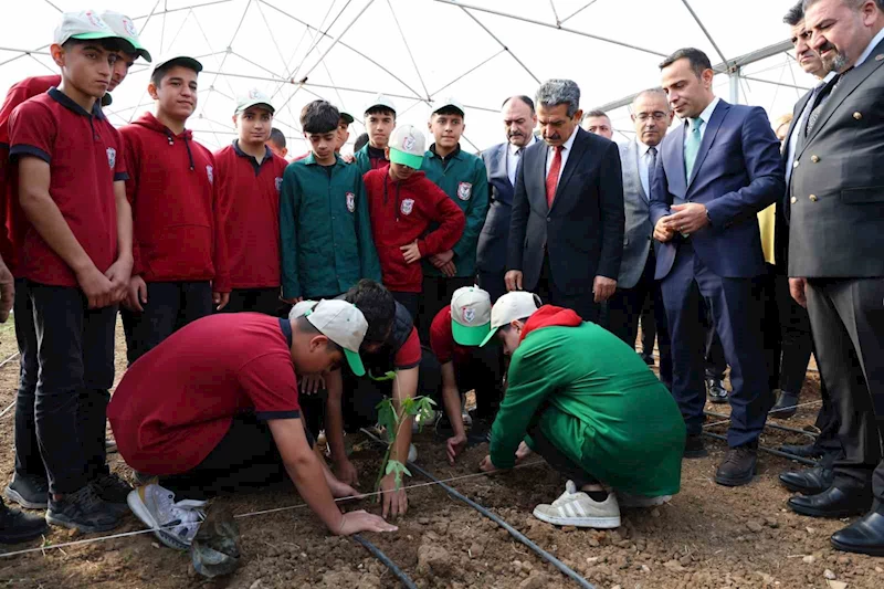 Şırnak’ta avokado, pepino, çarkıfelek ve papaya meyvelerinin fideleri ekildi
