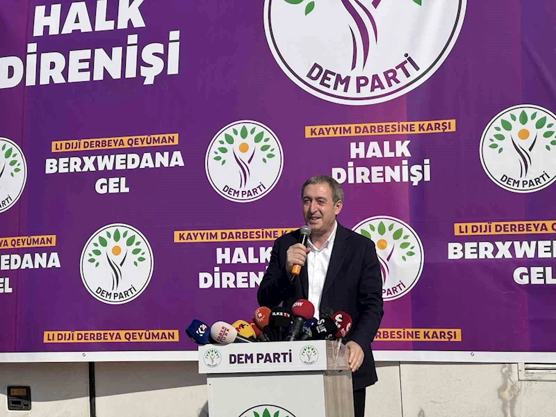 DEM Parti Genel Başkanı Bakırhan: 