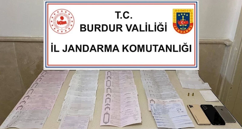 Burdur’da tefecilik operasyonu: 3 gözaltı
