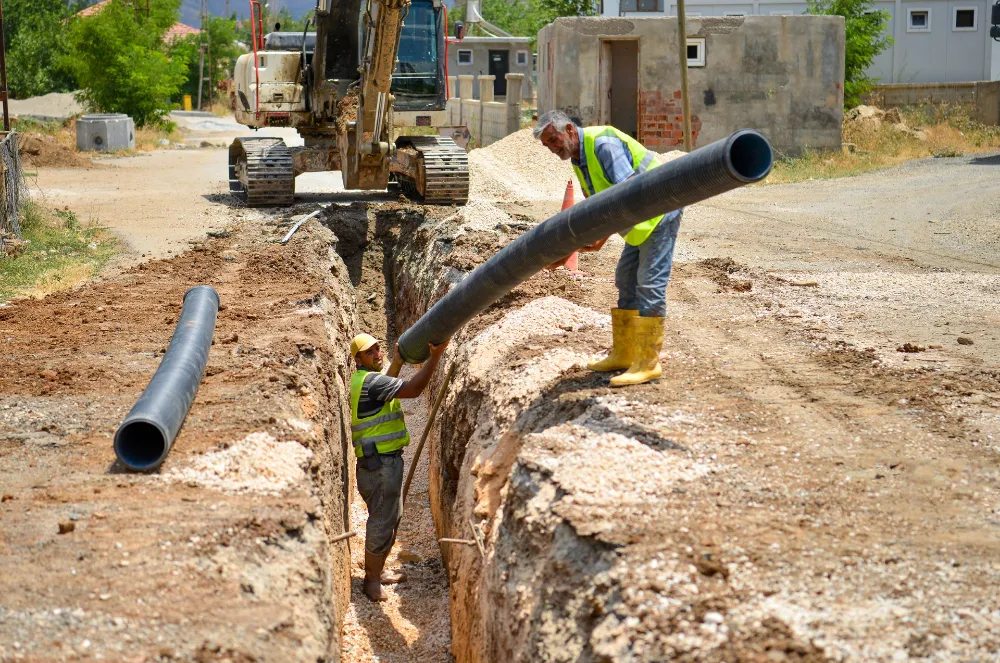 Doğanşehir Altıntop Kanalizasyon Hattı Tamamlandı