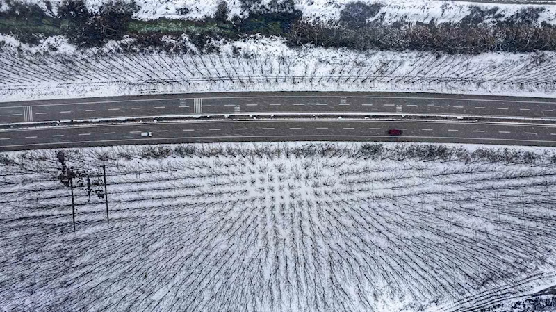 Tokat’ta görenleri hayran bırakan kış manzarası
