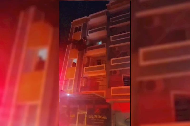 Şanlıurfa’da apartman dairesinde yangın