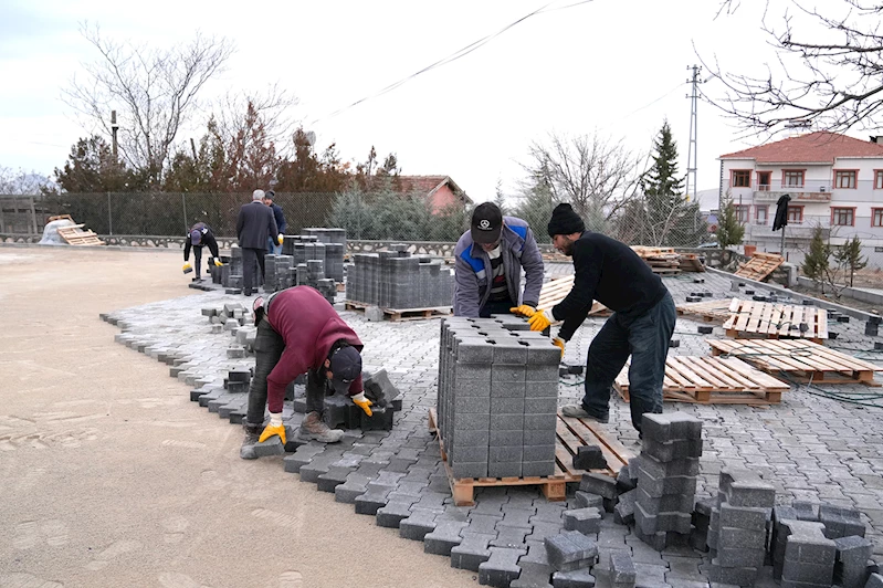 Battalgazi Belediyesinden kaldırım ve asfalt çalışması