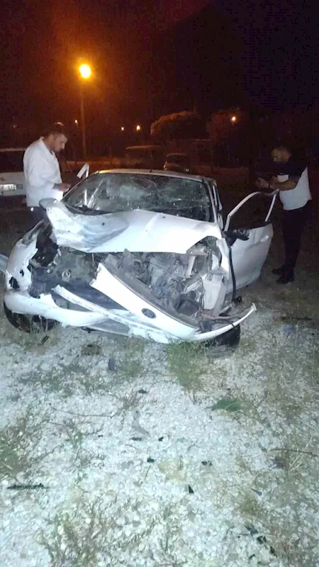 Kırşehir’de otomobil şarampole uçtu: 1 ölü, 1 yaralı