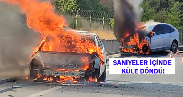 Saniyeler İçinde Küle Döndü!