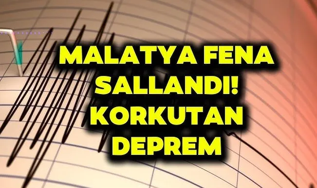 Malatya’da Korkutan Deprem