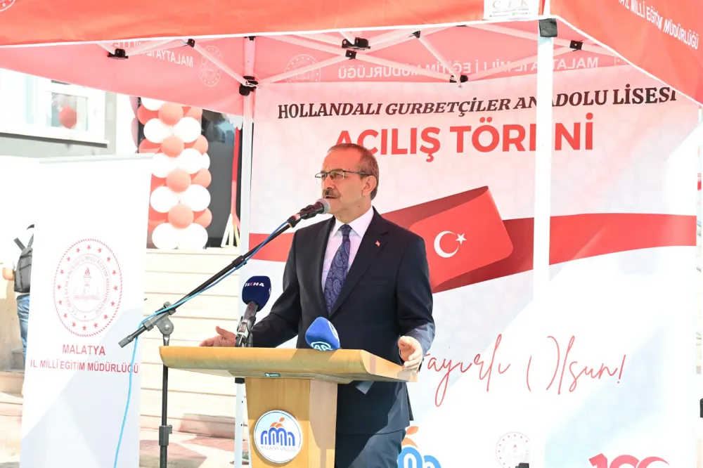 Vali Yavuz Hollandalı Gurbetçiler Anadolu Lisesi Açılış Törenine Katıldı