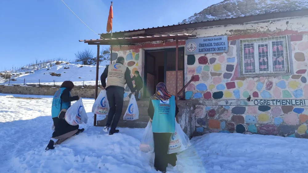 Cansuyu, Soğuk Kış Günlerde Yardımlarla Gönülleri Isıttı