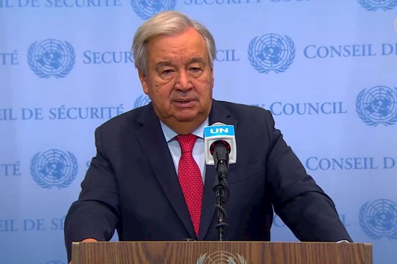 Guterres: Ateşkes, yardımların ulaştırılmasındaki güvenlik ve siyasi engelleri ortadan kaldırmalı