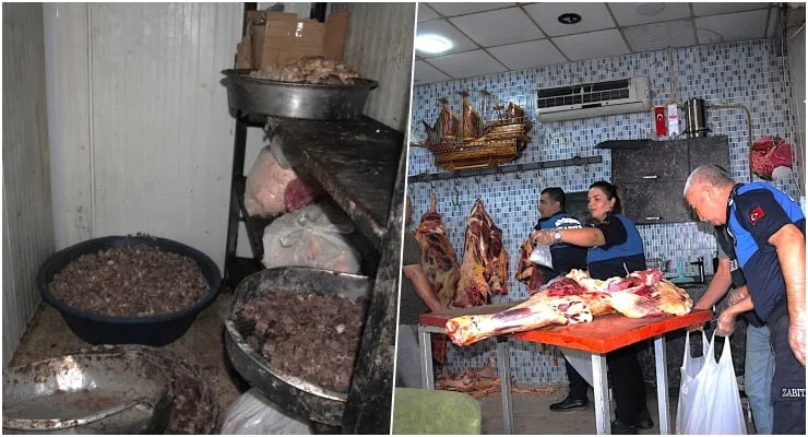 Şanlıurfa’da 1 Ton Bozuk Et Ele Geçirdi