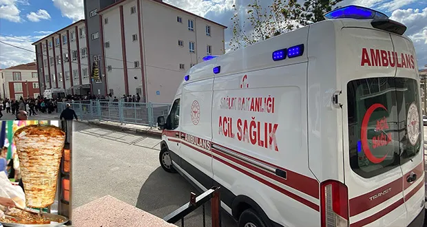 Tavuk Döner Yiyen 30 Öğrenci Hastanelik Oldu