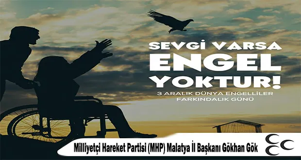 Başkan Gök’ten Dünya Engelliler Günü Mesajı