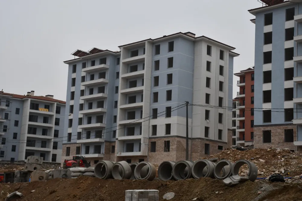 Taştepe 3. Etap TOKİ Konutları Hızla Yükseliyor