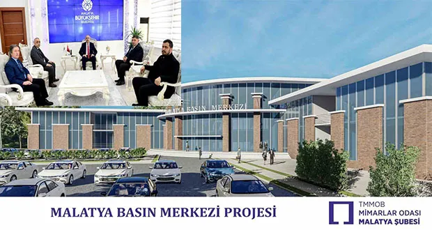 Malatya Basın Merkezi Projesi Dosyası Başkan Sami Er’e Sunuldu